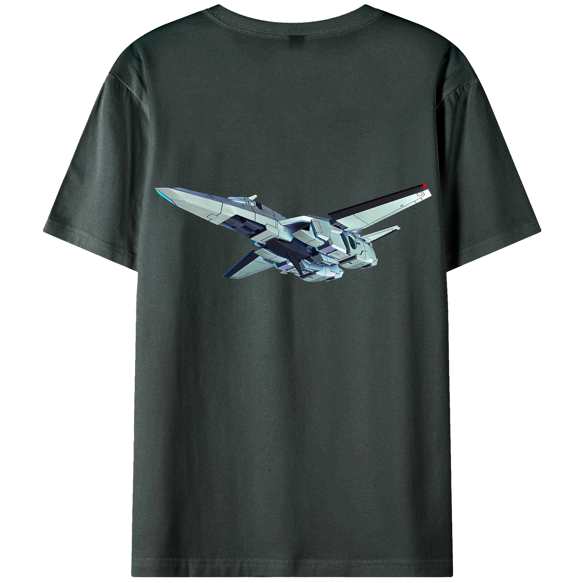 （画像用） 機動戦士ガンダム Mobile Suit Gundam 綿100％ メンズ半袖Tシャツ（バックプリント） 通気性